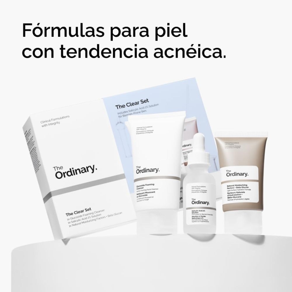 THE CLEAR SET (SET PARA PIELES CON TENDENCIA A ACN&Eacute;)